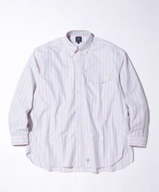 J.PRESS MEN 【J.PRESS ORIGINALS】IRVING B.D. SHIRTS BIG SILHOUETTE /CANDY STRIPE