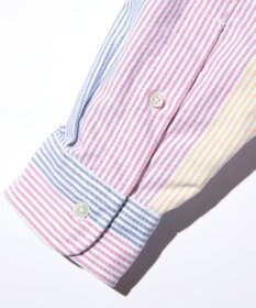 J.PRESS MEN 【J.PRESS ORIGINALS】IRVING B.D. SHIRTS BIG SILHOUETTE /CANDY STRIPE