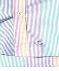 J.PRESS MEN 【J.PRESS ORIGINALS】IRVING B.D. SHIRTS BIG SILHOUETTE /CANDY STRIPE