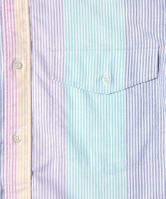 J.PRESS MEN 【J.PRESS ORIGINALS】IRVING B.D. SHIRTS BIG SILHOUETTE /CANDY STRIPE
