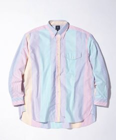 J.PRESS MEN 【J.PRESS ORIGINALS】IRVING B.D. SHIRTS BIG SILHOUETTE /CANDY STRIPE