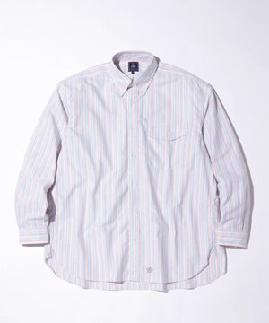  【J.PRESS ORIGINALS】IRVING B.D. SHIRTS BIG SILHOUETTE /CANDY STRIPE