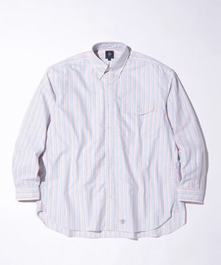  【J.PRESS ORIGINALS】IRVING B.D. SHIRTS BIG SILHOUETTE /CANDY STRIPE
