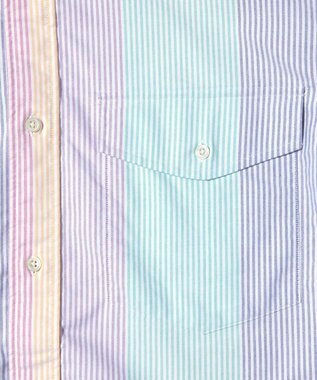 J.PRESS MEN 【J.PRESS ORIGINALS】IRVING B.D. SHIRTS BIG SILHOUETTE /CANDY STRIPE ピンク系8