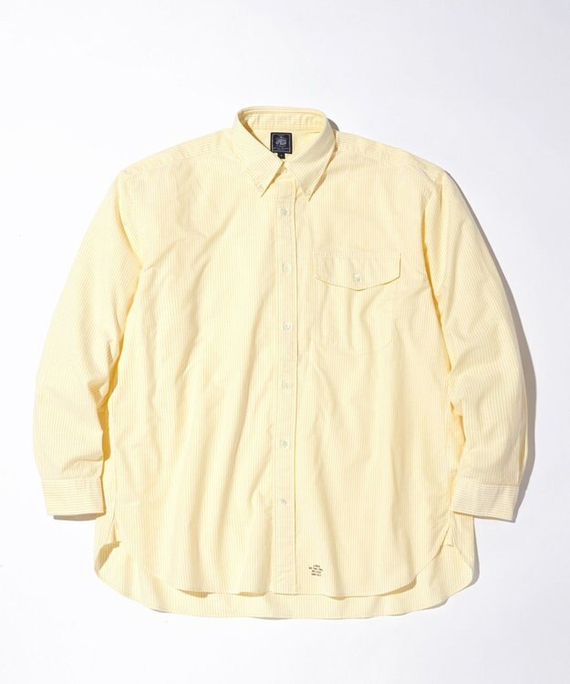 J.PRESS MEN 【J.PRESS ORIGINALS】IRVING B.D. SHIRTS BIG SILHOUETTE /CANDY STRIPE ライトイエロー系1