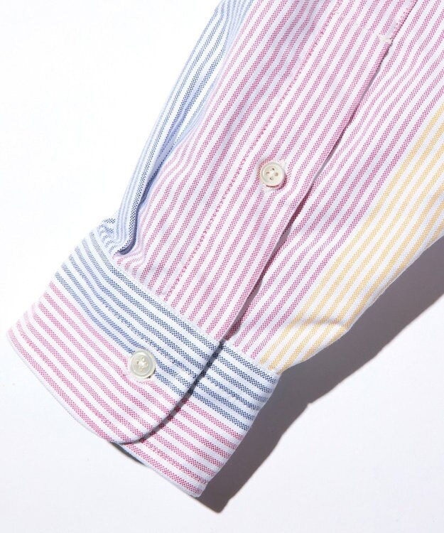 J.PRESS MEN 【J.PRESS ORIGINALS】IRVING B.D. SHIRTS BIG SILHOUETTE /CANDY STRIPE ピンク系8