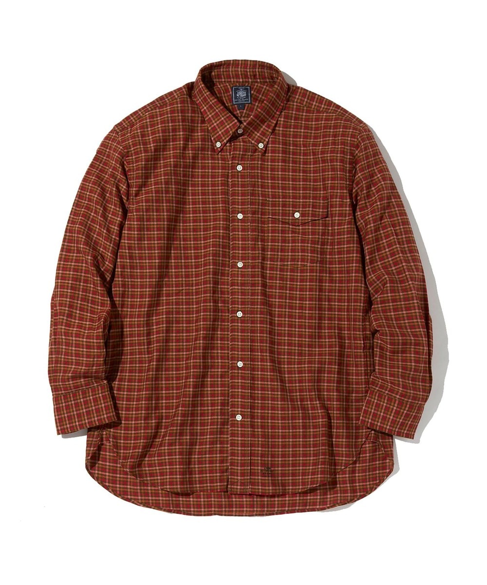 【オンワード】 J.PRESS MEN>トップス 【J.PRESS ORIGINALS】PLAID B.D. SHIRT ブルー S メンズ 【送料無料】