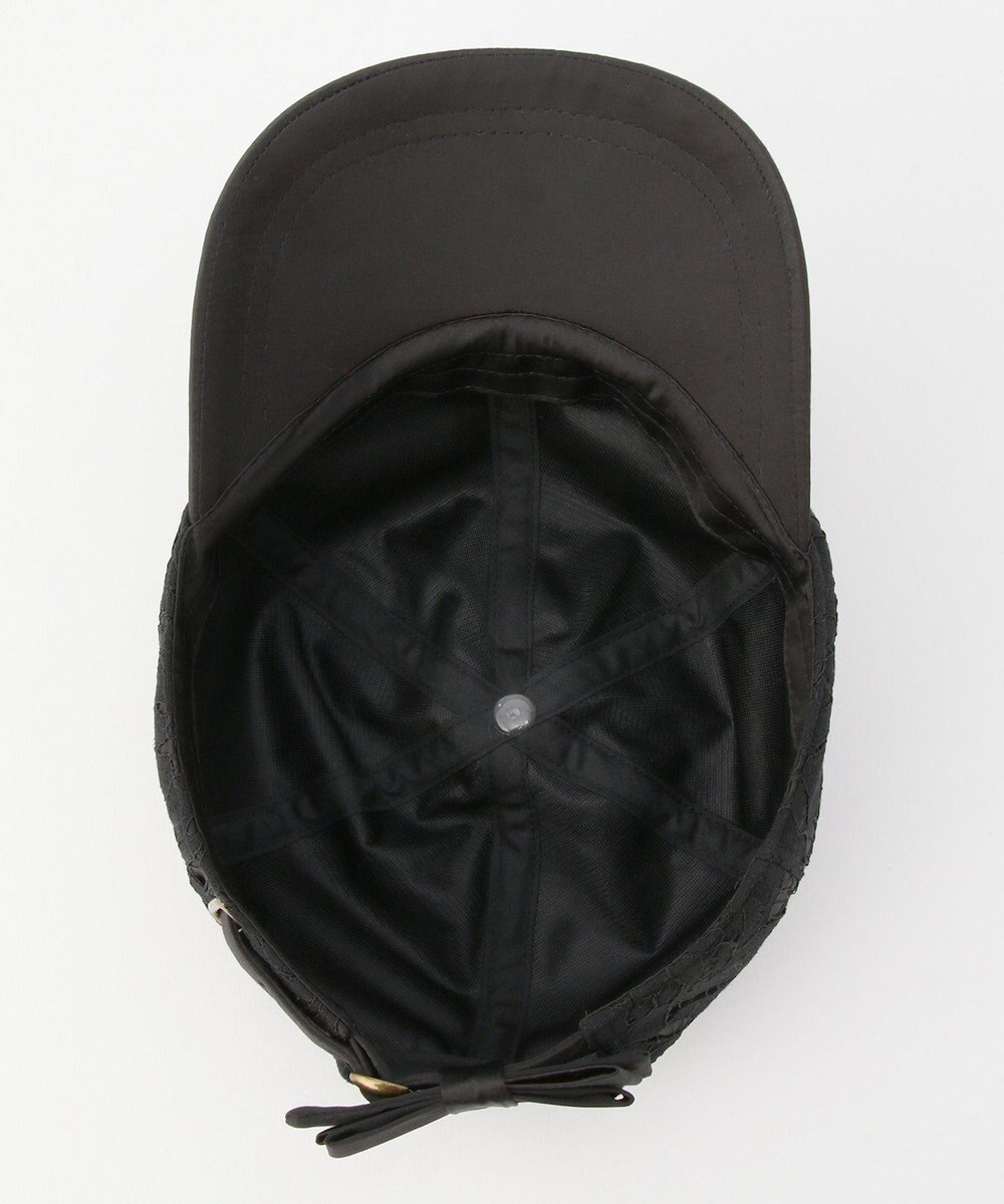 TOCCA 【つば部分UV90%以上カット・吸水速乾・抗菌防臭・洗える・サイズ調整可】LACE CAP リボンが外せる 2WAYレース素材キャップ 