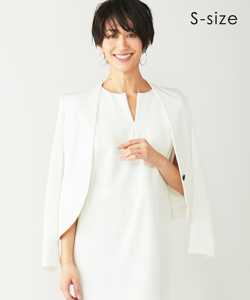 【オンワード】 BEIGE,>ジャケット/アウター 【S-size】【限定色あり】LUIZA / ノーカラージャケット Black 34 レディース 【送料無料】