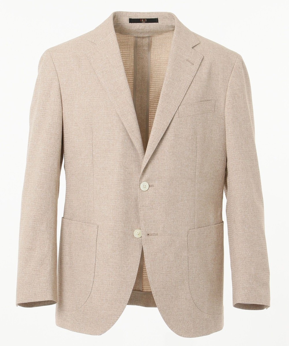 【オンワード】 DAKS>ジャケット/アウター コットンシルクストレッチサッカー ジヤケット ベージュ LL メンズ 【送料無料】