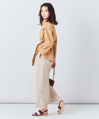 J.PRESS LADIES 【イージーケア】洗えるT／Cソフトタイプライター CPOジャケット キャメル系