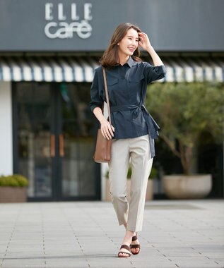 J.PRESS LADIES 【イージーケア】洗えるT／Cソフトタイプライター CPOジャケット ネイビー系