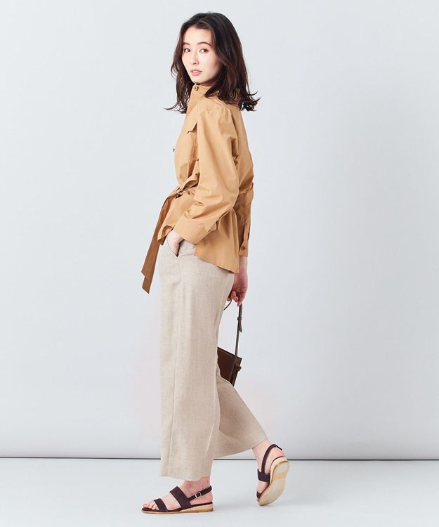 J.PRESS LADIES 【イージーケア】洗えるT／Cソフトタイプライター CPOジャケット キャメル系