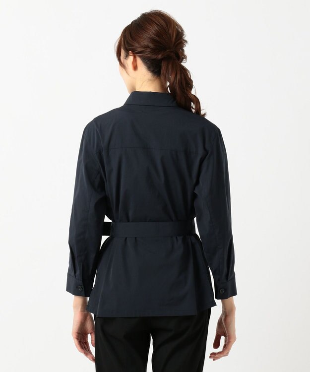 J.PRESS LADIES 【イージーケア】洗えるT／Cソフトタイプライター CPOジャケット ネイビー系