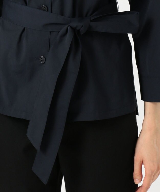 J.PRESS LADIES 【イージーケア】洗えるT／Cソフトタイプライター CPOジャケット ネイビー系