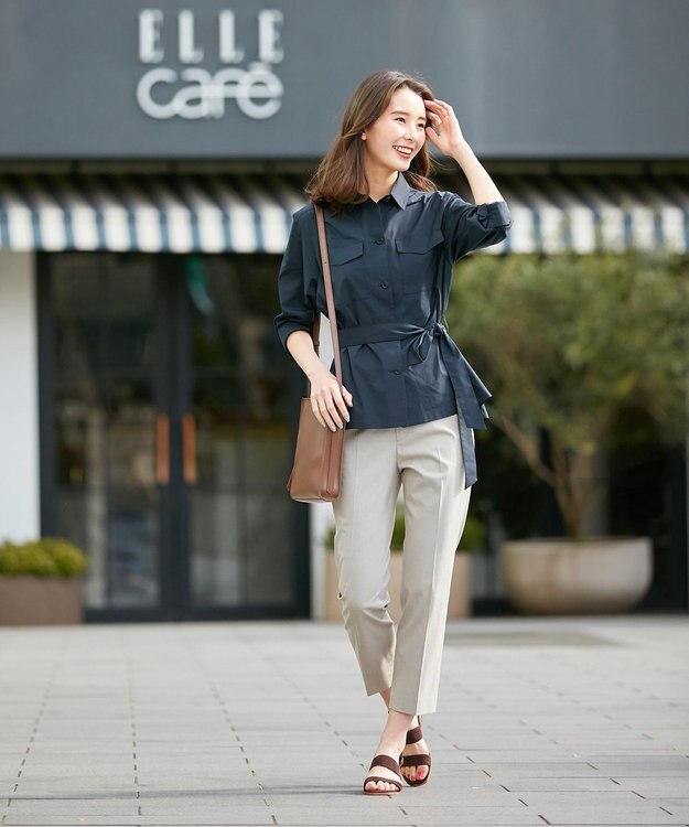 J.PRESS LADIES 【イージーケア】洗えるT／Cソフトタイプライター CPOジャケット ネイビー系