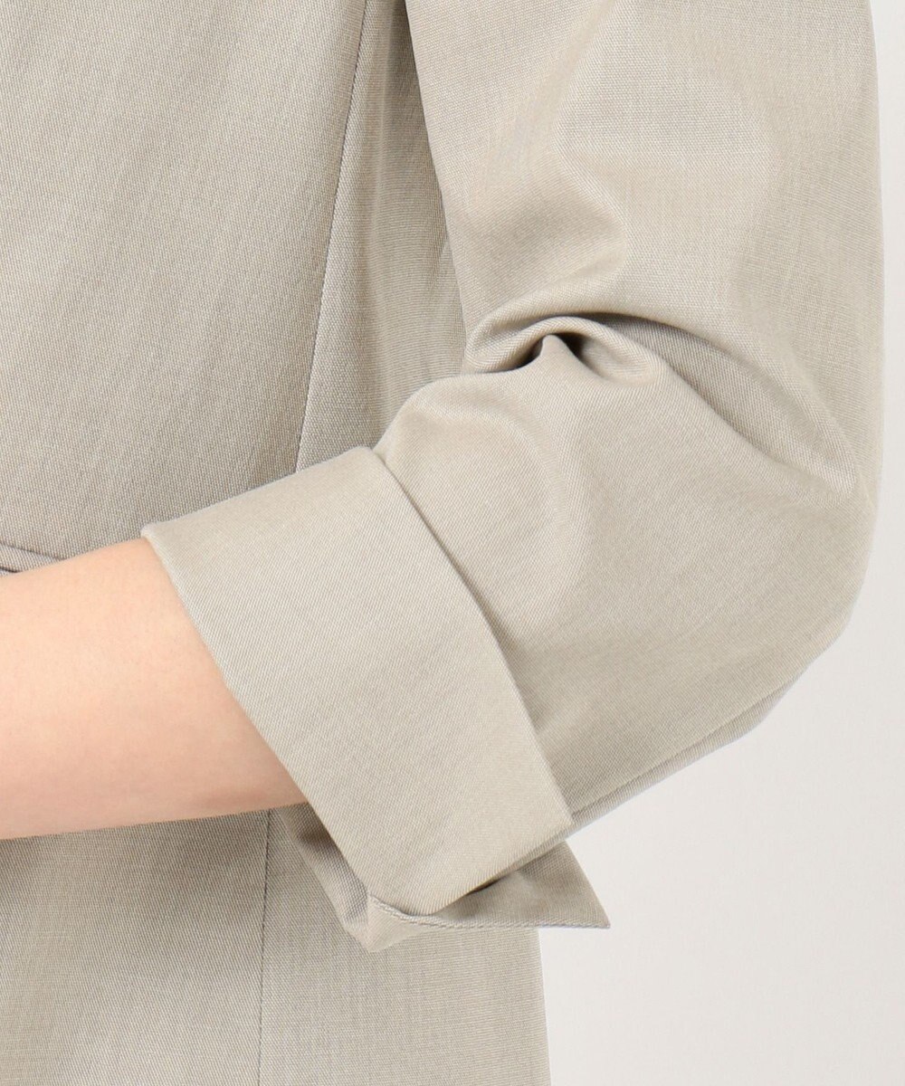 シワになりにくい コットンフィッティーシャーク ノーカラージャケット J Press Ladies ファッション通販 公式通販 オンワード クローゼット