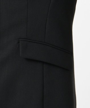 J.PRESS LADIES L 【汚れにくい＆シワになりにくい】テフロンカームスキン ジャケット ブラック系