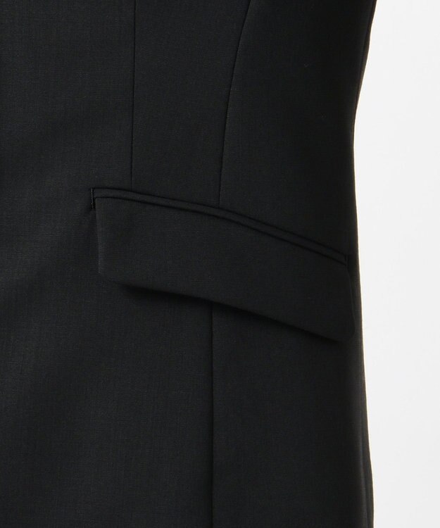 J.PRESS LADIES L 【汚れにくい＆シワになりにくい】テフロンカームスキン ジャケット ブラック系