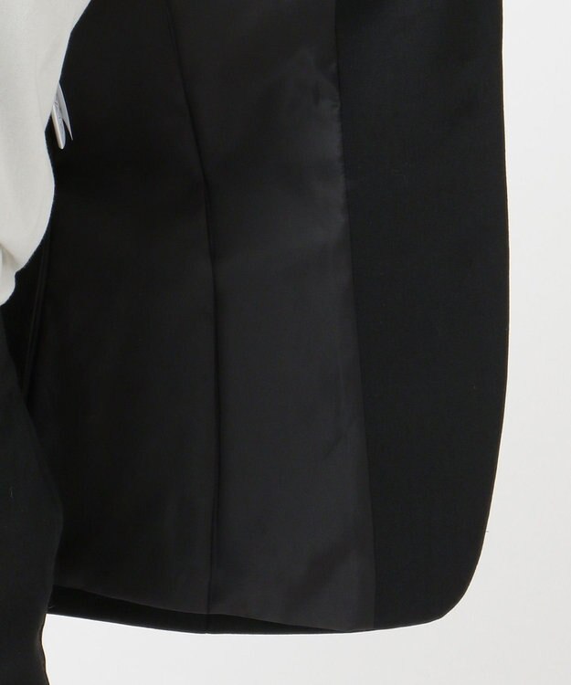 J.PRESS LADIES L 【汚れにくい＆シワになりにくい】テフロンカームスキン ジャケット ブラック系