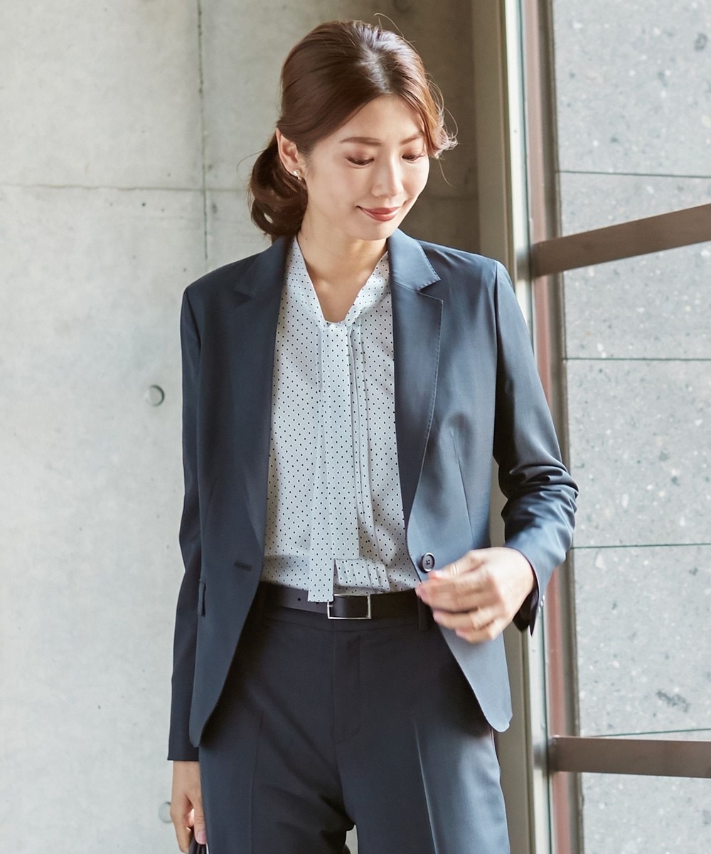 【オンワード】 J.PRESS LADIES>ジャケット/アウター 【スーツ】BAHARIYE テーラード ジャケット ネイビー 7 レディース 【オンワード】 J.PRESS LADIES>ジャケット/アウター 【スーツ】BAHARIYE テーラード ジャケット ネイビー 7 レディース