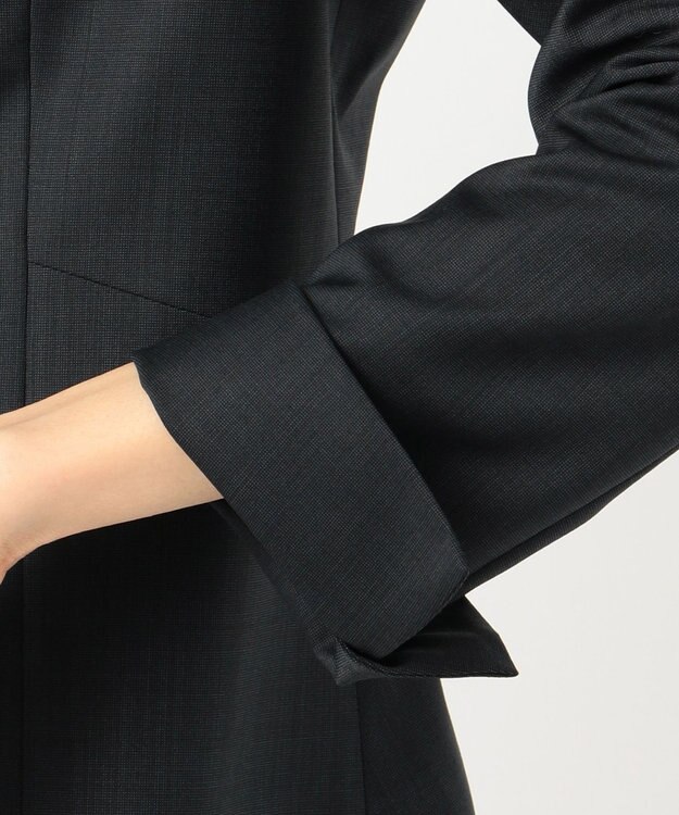 J.PRESS LADIES L 【スーツ】BAHARIYE ノーカラー ジャケット ネイビー系