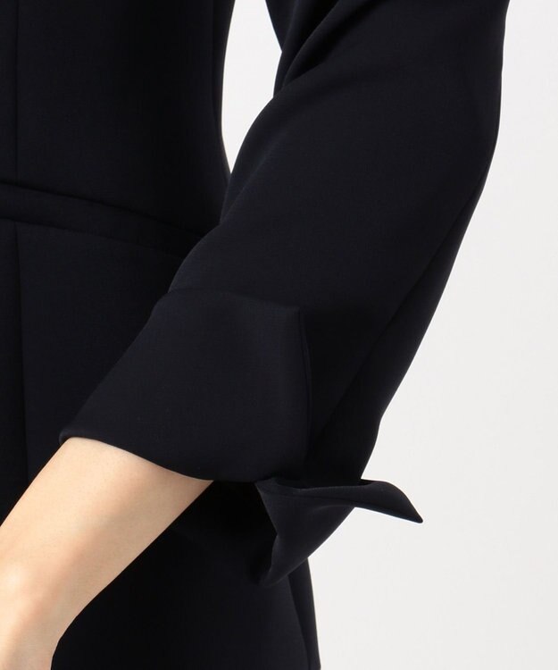 J.PRESS LADIES S 【ニオイ菌抑制】洗えるヴィーナスダブルクロス テーラードジャケット ネイビー系