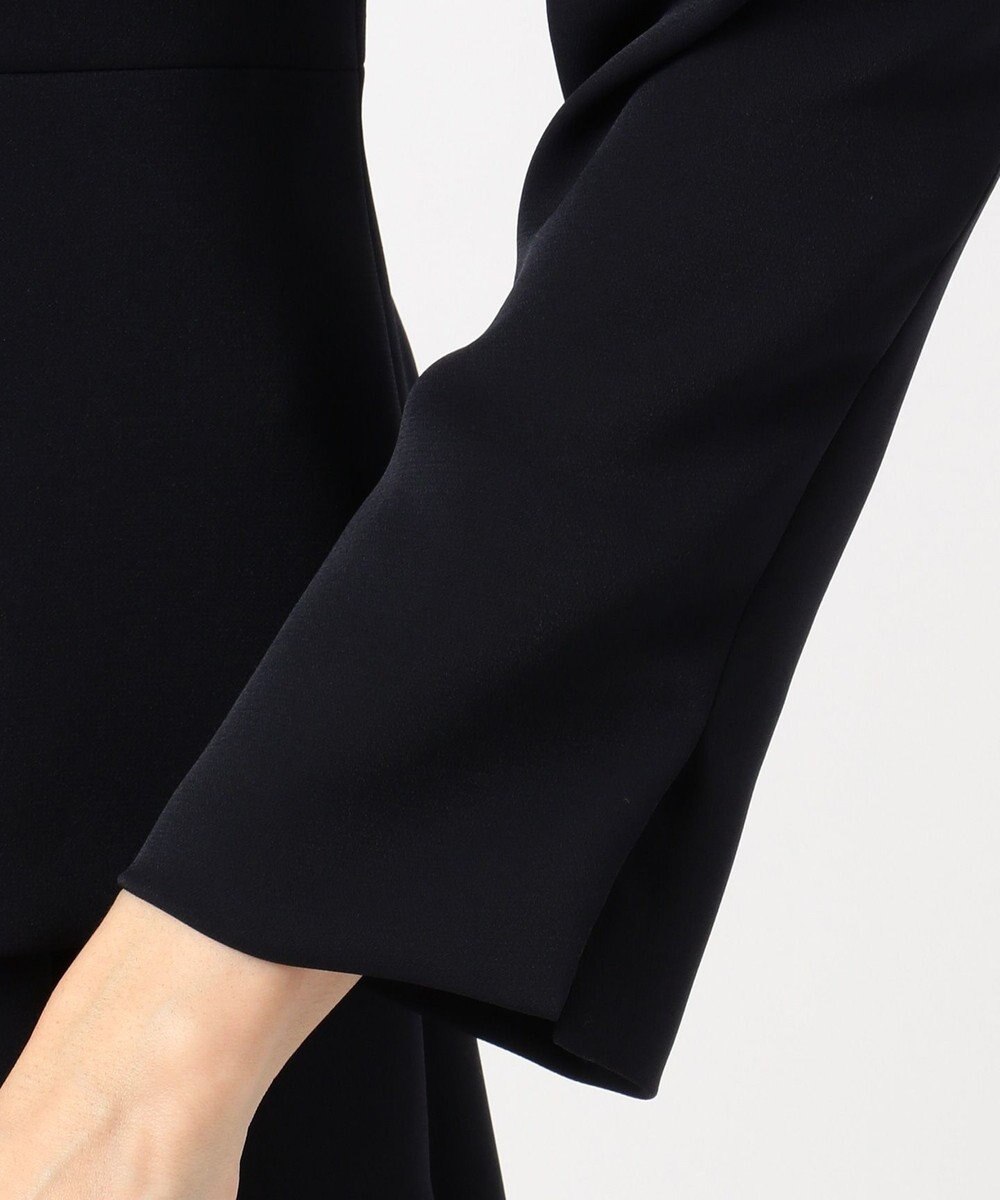 J.PRESS LADIES S 【ニオイ菌抑制】洗えるヴィーナスダブルクロス ノーカラージャケット 