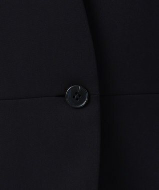 J.PRESS LADIES S 【ニオイ菌抑制】洗えるヴィーナスダブルクロス ノーカラージャケット ネイビー系