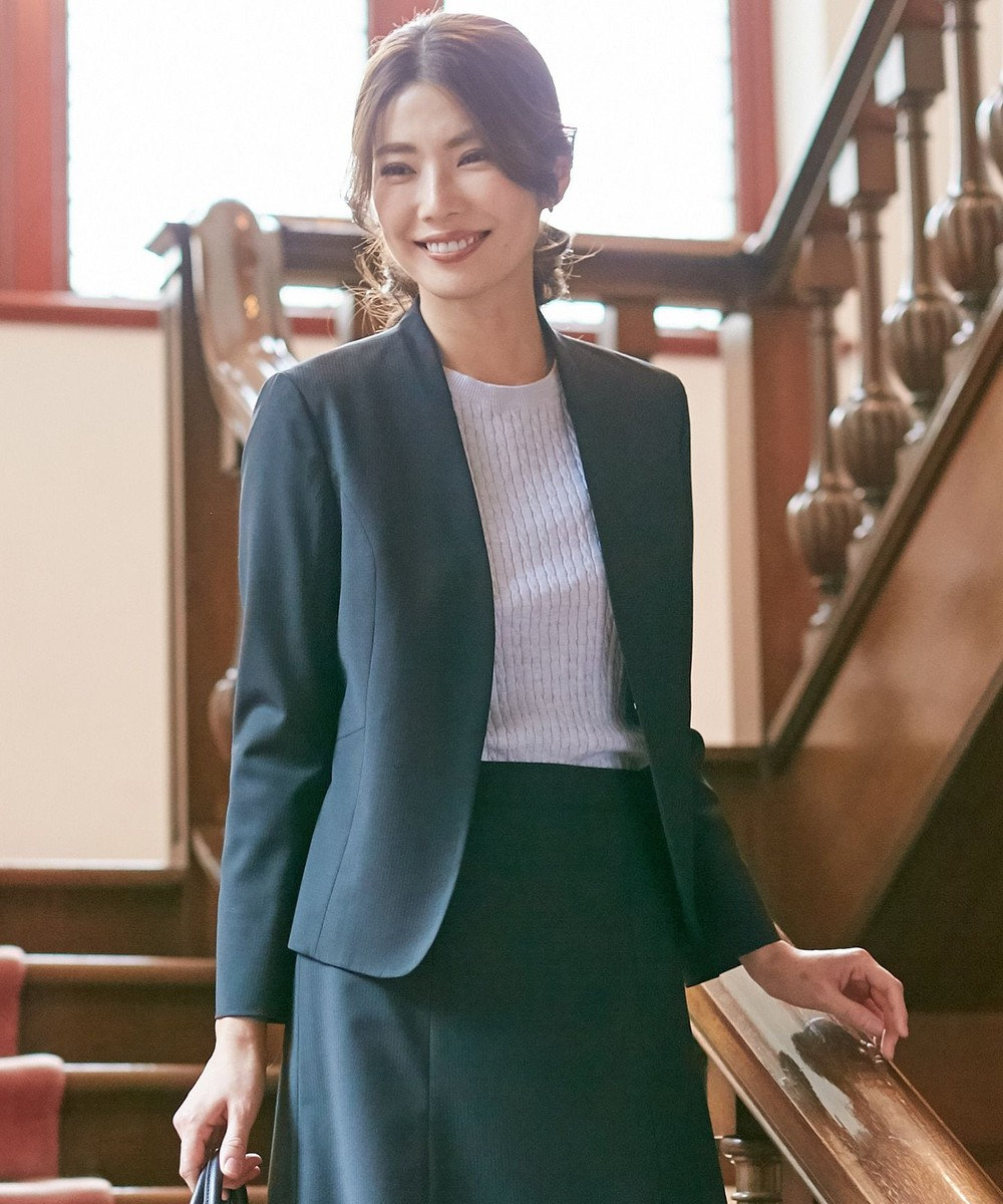 スーツ Bahariyeストライプ ノーカラージャケット J Press Ladies S ファッション通販 公式通販 オンワード クローゼット スーツ Bahariyeストライプ ノーカラージャケット J Press Ladies S ファッション通販 公式通販 オンワード クローゼット