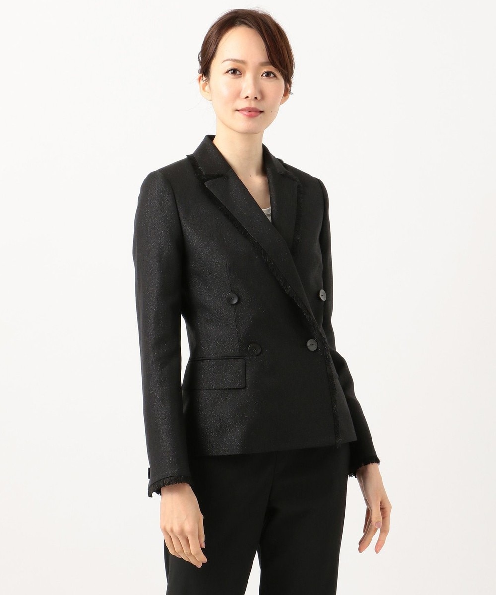 【オンワード】 JOSEPH>ジャケット/アウター MARSHAL / ルレックスツイード ジャケット ブラック 40 レディース 【送料無料】