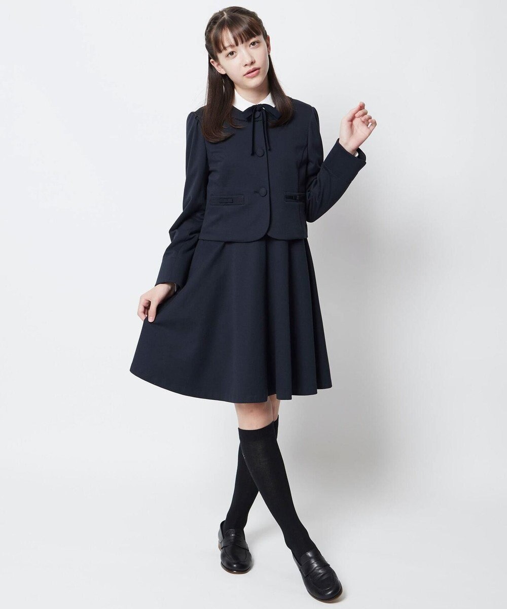 150-170cm】グログラン ノーカラージャケット / 組曲 KIDS  