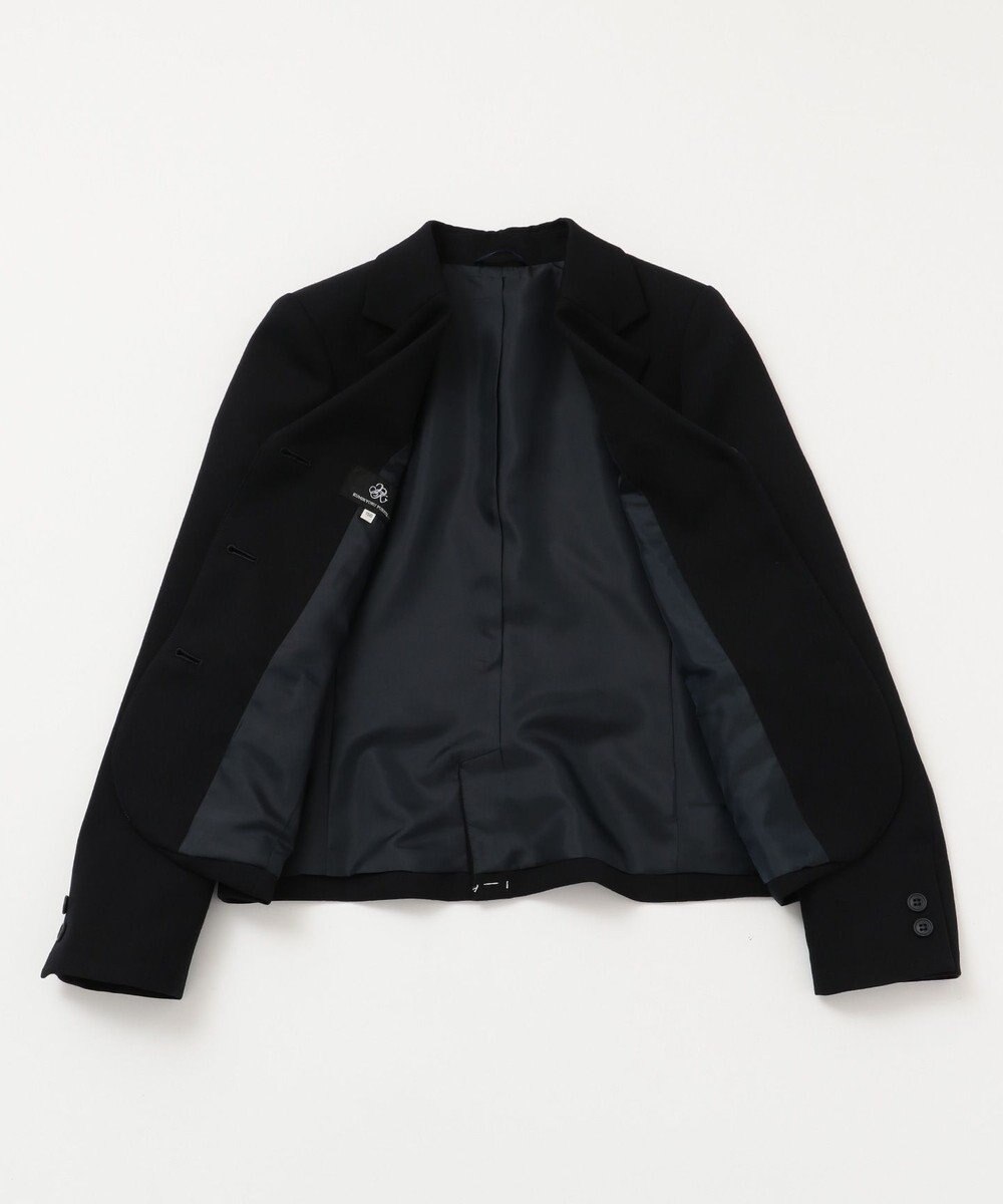 140~170cm】2/60フレアーギャバ ジャケット（ウエストシェイプタイプ  