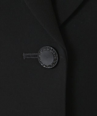 自由区 FORMAL 【ゆったりサイズも】NOIE15平二重 テーラードジャケット ブラック系