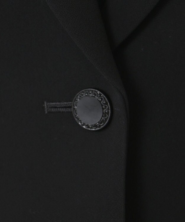 自由区 FORMAL 【ゆったりサイズも】NOIE15平二重 テーラードジャケット ブラック系