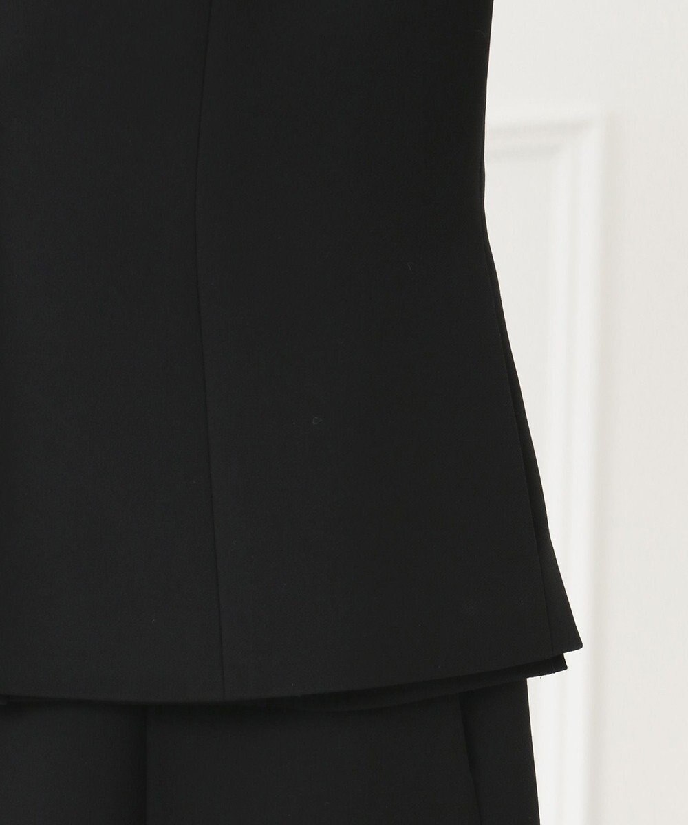 自由区 FORMAL 【ストレッチ素材】NOIE15平二重 ノーカラージャケット 