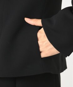 自由区 FORMAL 【ストレッチ素材】NOIE15平二重 ノーカラージャケット