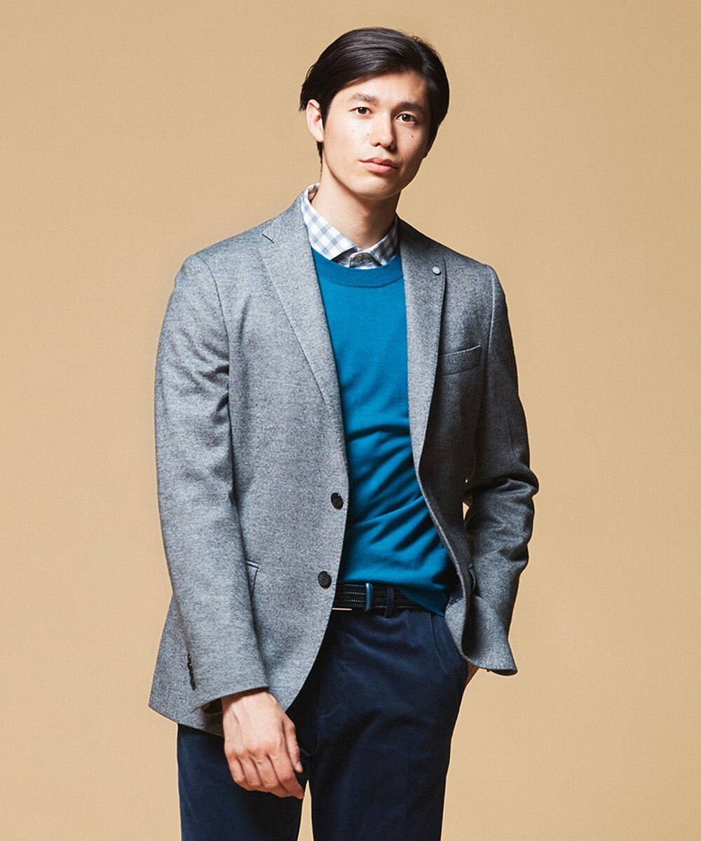 新作入荷 T Wミルドジャージー ジャケット 23区homme ファッション通販 公式通販 オンワード クローゼット