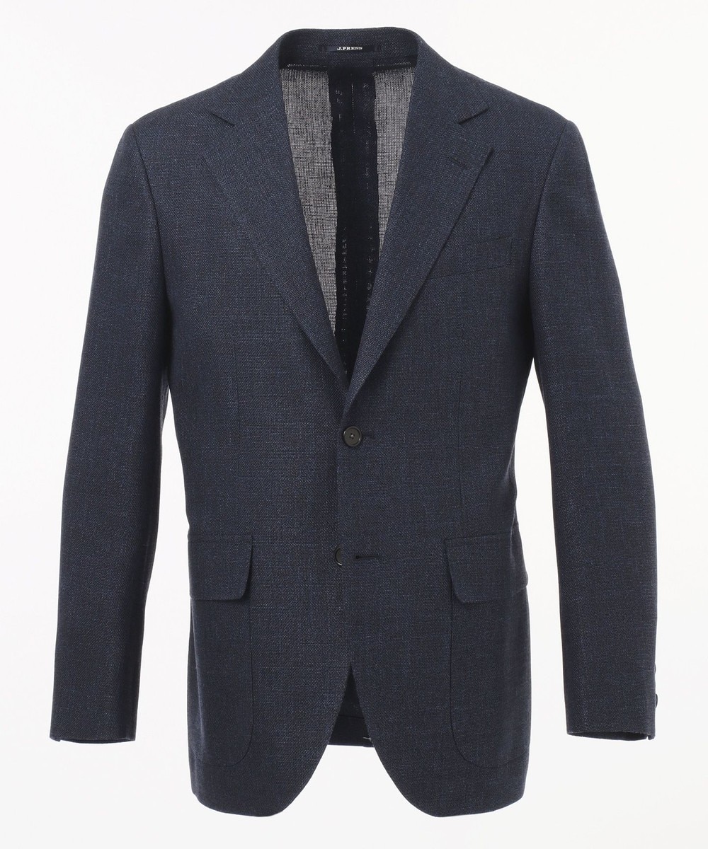 【オンワード】 J.PRESS MEN>ジャケット/アウター 【COOL AIRY TWIST】リネンミックス ジャケット ネイビー BM メンズ 【送料無料】