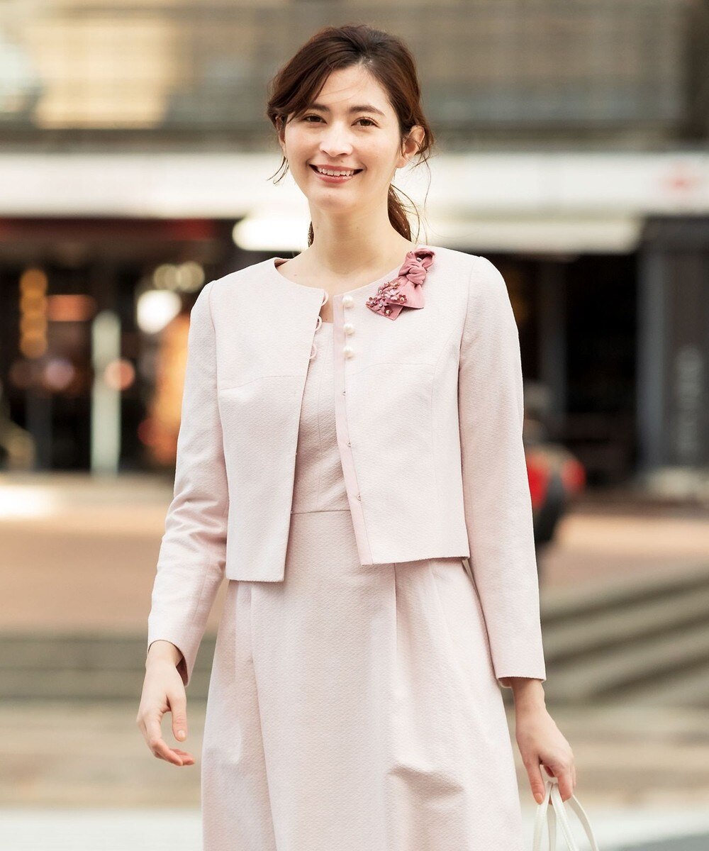 【オンワード】 TOCCA>ジャケット/アウター 【洗える!】FIORE ジャケット ピンク 6 レディース 【送料無料】