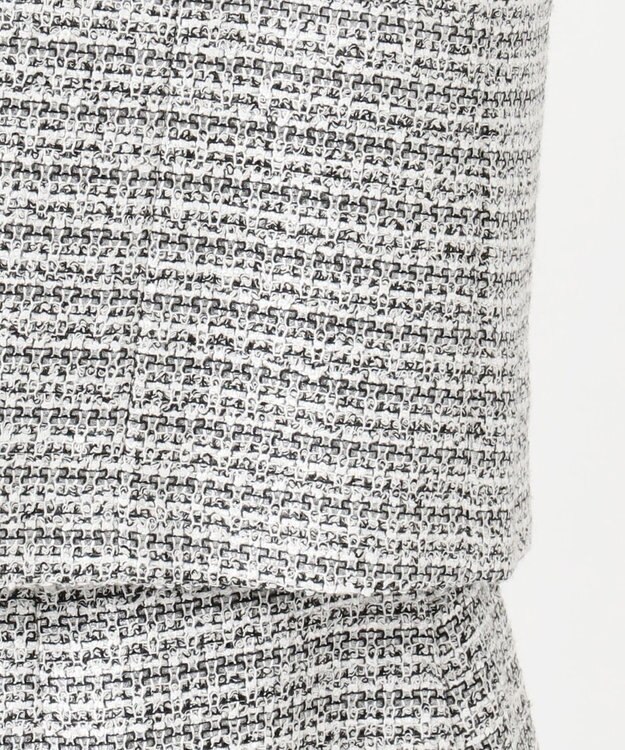 自由区 【Sサイズ有】カラミ ツイード ジャケット ブラック系1