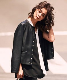 中村アンさん着用 シープレザーノーカラー ジャケット 検索番号a22 23区 L ファッション通販 公式通販 オンワード クローゼット 中村アンさん着用 シープレザーノーカラー ジャケット 検索番号a22 23区 L ファッション通販 公式通販 オンワード クローゼット
