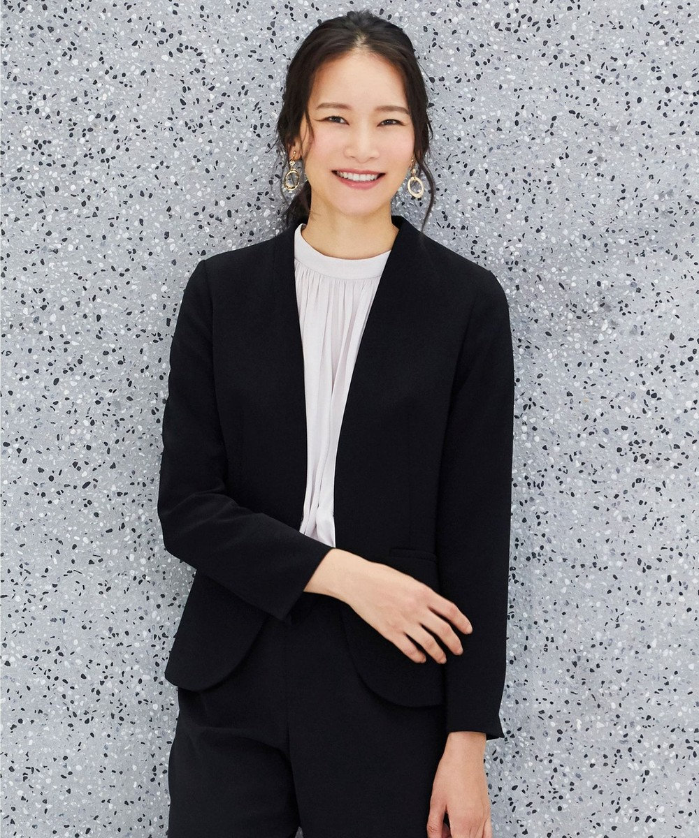 セットアップ対応 セレモニーダブルクロス ノーカラー ジャケット Any Sis ファッション通販 公式通販 オンワード クローゼット セットアップ対応 セレモニーダブルクロス ノーカラー ジャケット Any Sis ファッション通販 公式通販 オンワード クローゼット