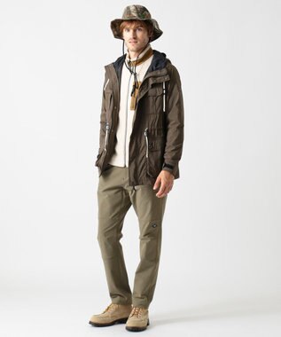 JOSEPH ABBOUD MOUNTAIN ナチュラルワッシャー ブルゾン ダークブラウン系