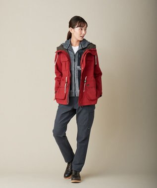 JOSEPH ABBOUD MOUNTAIN ナチュラルワッシャー ブルゾン オレンジ系