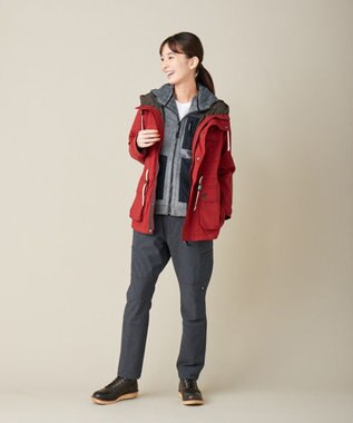 JOSEPH ABBOUD MOUNTAIN ナチュラルワッシャー ブルゾン オレンジ系