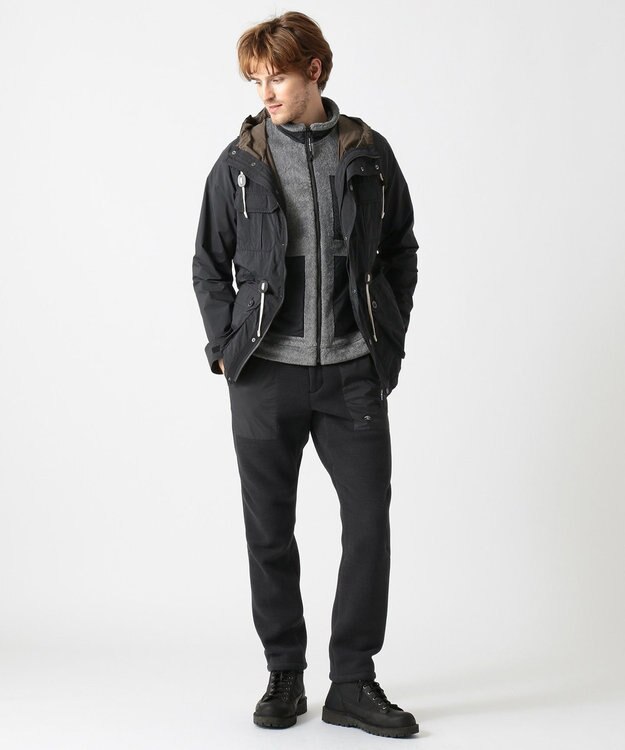 JOSEPH ABBOUD MOUNTAIN ナチュラルワッシャー ブルゾン ブラック系