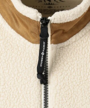 JOSEPH ABBOUD MOUNTAIN ポーラテックフリース ブルゾン アイボリー系