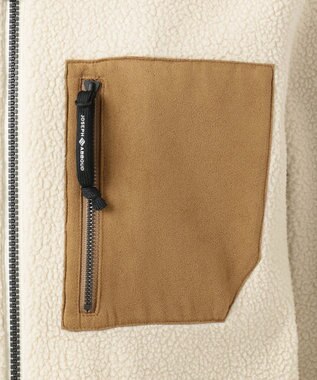 JOSEPH ABBOUD MOUNTAIN ポーラテックフリース ブルゾン アイボリー系