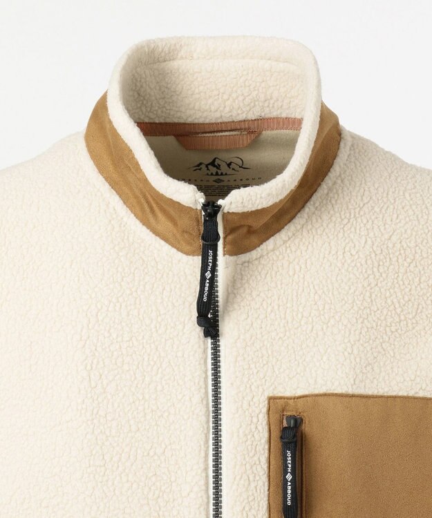 JOSEPH ABBOUD MOUNTAIN ポーラテックフリース ブルゾン アイボリー系
